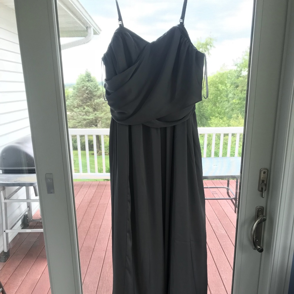 Grey bridesmaid/recital gown